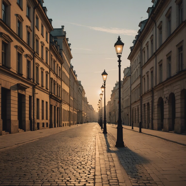 This instrumental track embraces the deeply emotional and evocative sounds of traditional klezmer, imbued with a modern sense of melancholy and nostalgia. As clarinet melodies swirl through the air, they recount tales of joy and sadness intertwined, reminiscent of the bustling streets of historical warsaw where laughter and tears were closely woven together.