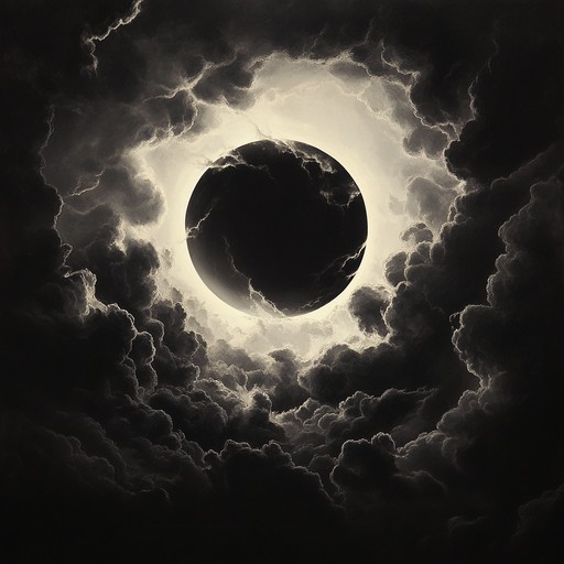 A powerful and dramatic instrumental track that builds tension through intense guitar riffs, thunderous drums, and darkly melodic themes. The song captures the feeling of an impending eclipse, combining intricate solos with grinding rhythms to create a sense of epic foreboding. A powerful and dramatic instrumental track that builds tension through intense guitar riffs, thunderous drums, and darkly melodic themes. The song captures the feeling of an impending eclipse, combining intricate solos with grinding rhythms to create a sense of epic foreboding.