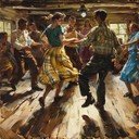 a lively and upbeat instrumental folk tune