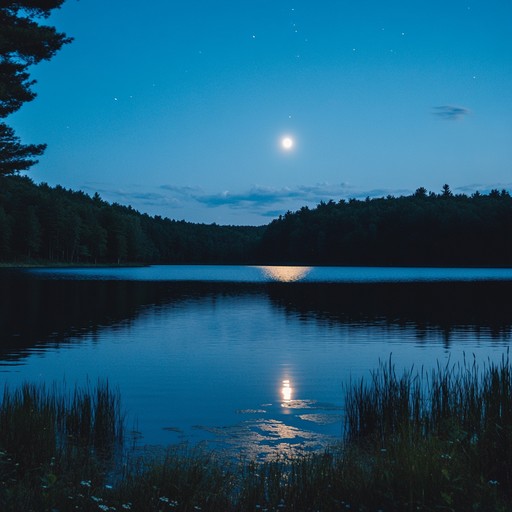 An instrumental composition featuring delicate acoustic guitar melodies, capturing the tranquility of moonlit evenings and the intimacy of quiet conversations.