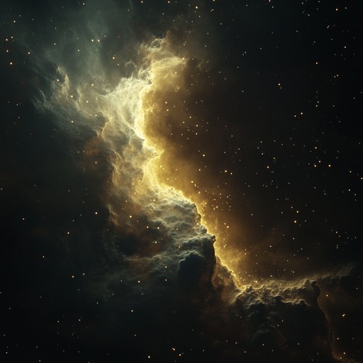 Immerse in a relaxing, interstellar idm journey that evokes the vast expanses and mysteries of outer space, with intricate rhythms, ethereal synths, and cosmic soundscapes guiding you through an exploration of the unknown.