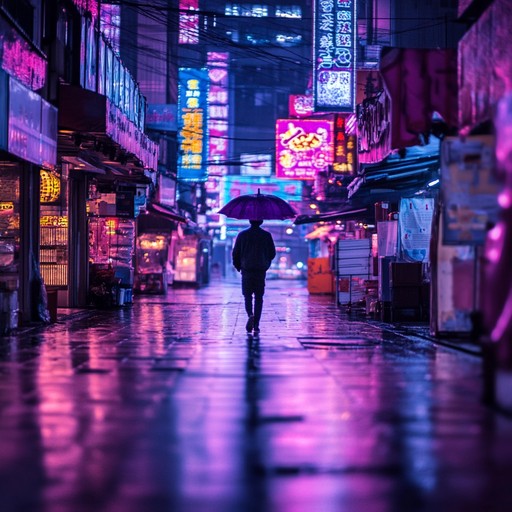 An instrumental j pop composition that captures the dramatic emotions of solitude in the bustling cityscape. A blend of poignant melodies and dynamic rhythms evokes feelings of introspection and longing amidst neon lit streets.