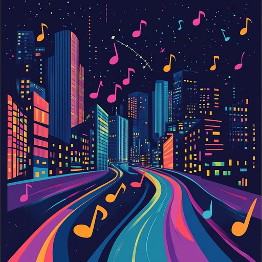 This instrumental track combines funky bass lines, rhythmic guitar riffs, and jazzy horn sections into an energizing fusion. It captures the vibrant energy of urban nightlife, blending elements of 70s funk and modern jazz fusion to create a groovy, danceable tune.