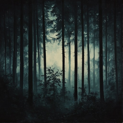 An ethereal groove that evokes the spooky atmosphere of an anime twilight forest. Utilizing haunting and dissonant tones, this piece unfolds gradually, revealing layers of mysterious and otherworldly soundscapes. Perfect for scenes of mystical wonders where shadows and spirits roam freely, leaving listeners captivated and slightly unnerved.