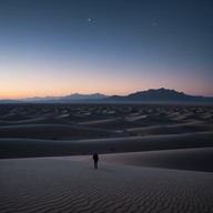 melancholic tunes over somber, expansive dunes.