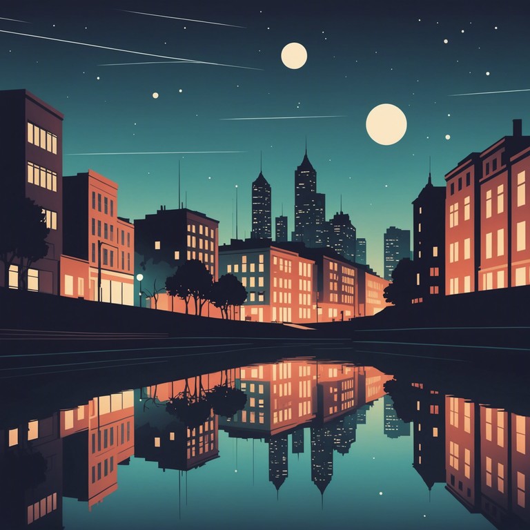 Imagine a laid back, smooth track blending the relaxing ambiance of easy going swing with the modernity of chill vibes, ideal for unwinding in an urban evening setting.