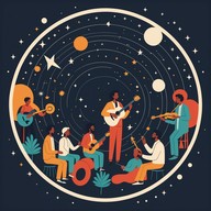 an instrumental epic celebrating global musical unity