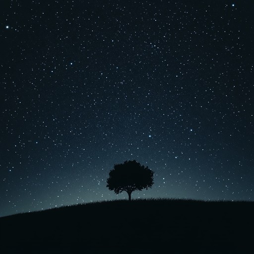 An evocative and gentle acoustic guitar piece that captures the essence of a quiet, reflective night under a star filled sky. This composition combines elements of nostalgia and serenity, suitable for introspective moments or quiet evenings.