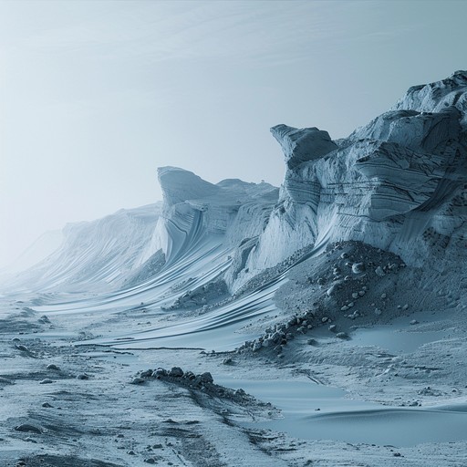 Imagine yourself lost in a vast, desolate tundra, surrounded by nothing but endless expanses of ice and snow. The wind howls through the barren landscape, carrying with it an eerie, haunting melody that seems to emanate from the very depths of the frozen earth. As you trudge through the knee-deep snow, the sound of your own heartbeat and labored breathing mingles with the otherworldly tones, creating a symphony of isolation and despair.