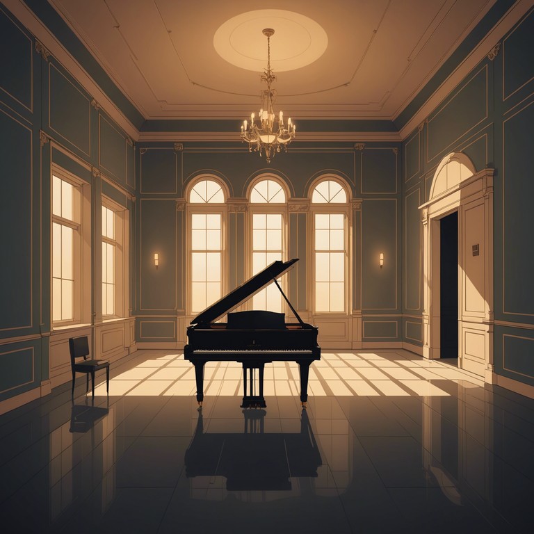 An emotionally impactful composition characterized by sparse, echoing piano notes reverberating through a soundstage of intense solitude. The instrumental captures the essence of being alone in a vast, empty space, conveying a narrative of introspection and the complexity of human emotions when isolated.