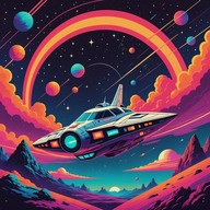 funky psychedelic voyage with electric guitar.