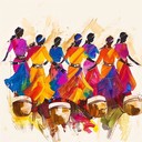 dynamic drumming evoking love, unity, and cultural vibrancy