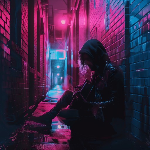 Experience dark, intense guitar riffs reflecting urban culture's raw, gritty essence. Perfect for capturing the underground, rebellious spirit of the streets.