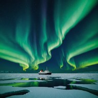 heroic spirit meets chilling arctic waters.