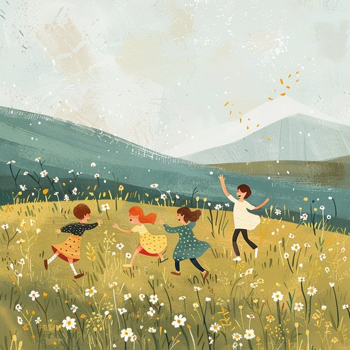 A whimsical tune with cheerful xylophone notes, evoking images of hopping bunnies in a springtime meadow, perfect for children’s light hearted singalongs and playful activities.