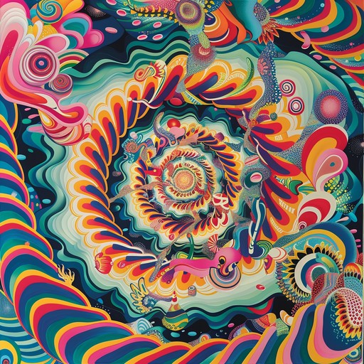 Immerse yourself in a surreal auditory trip blending ecstatic rhythms and vibrant melodies, characterized by colorful sonic textures and mind bending tonal shifts. Immerse yourself in a surreal auditory trip blending ecstatic rhythms and vibrant melodies, characterized by colorful sonic textures and mind bending tonal shifts.