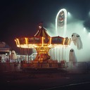 haunting melodies evoking eerie, surreal carnival experiences