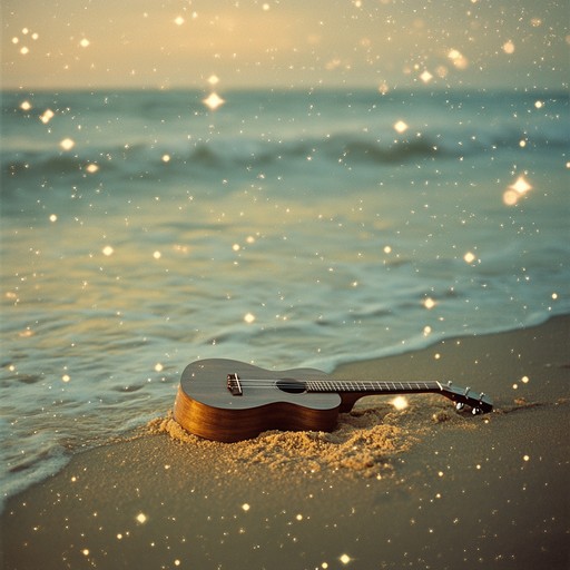 Imagine yourself on a tranquil beach as the evening tide serenades you with soft ukulele chords, each note a brushstroke painting serenity and nostalgia. The music becomes a part of the seaside ambiance, perfectly in tune with the rhythmic sound of gentle waves and the distant call of seabirds.