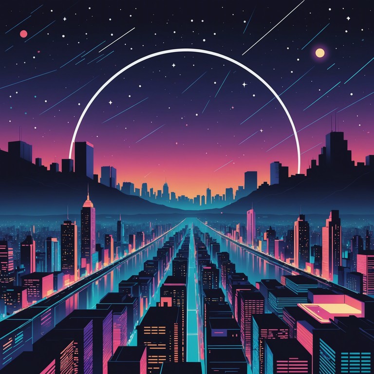 Imagine exploring the bustling, neon lit streets of a vibrant metropolis, where every corner exudes the pulse of life under a canopy of stars. The soundtrack captures the essence of an urban night, filled with the murmur of distant conversations and the gentle hum of city life. The subtle rhythm of lo fi beats provides a serene backdrop, as you wander through this digital dreamscape, observing scenes of passing lives illuminated by the soft glow of street lamps. The city, alive and whispering, shares its nocturnal secrets through every note played.