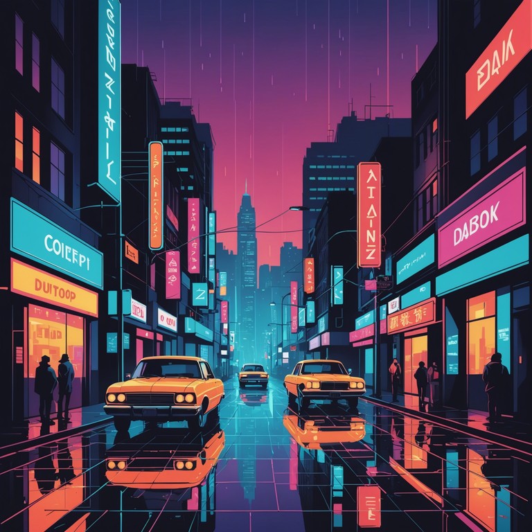 Imagine streets bathed in neon lights, each pulse of light synchronizing with a lush electronica beat that frees the spirit. A composition that radiates energy, incorporates futuristic synths, and delivers a liberating feeling that elevates the listener to new emotional heights.