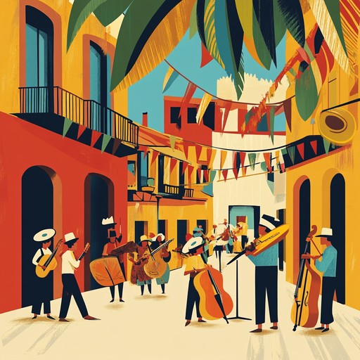 A lively instrumental combining spirited latin percussion with vibrant jazz melodies, perfect for dancing and capturing the essence of a festive carnival night.