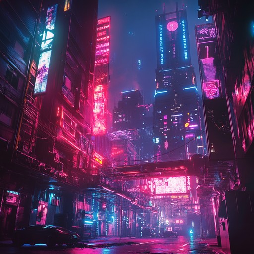 Dynamic and high energy, driven by powerful synthesizers and groovy basslines, this track captures the essence of 1980s neon soaked nights and futuristic cyber adventures.