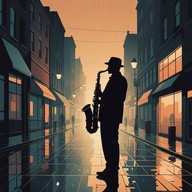 city lights, introspective sax journey