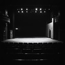 an anxious orchestral piece evoking suspense in a theater setting