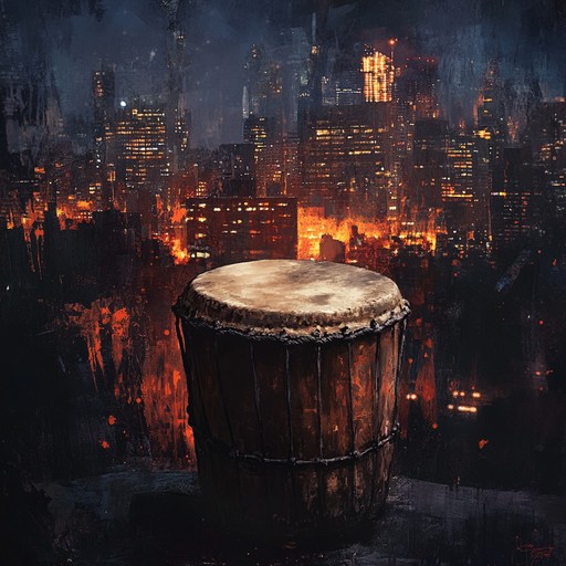 An intense instrumental that fuses primal tribal percussion with gritty urban soundscapes, evoking the raw energy of underground cultures meeting ancient traditions.