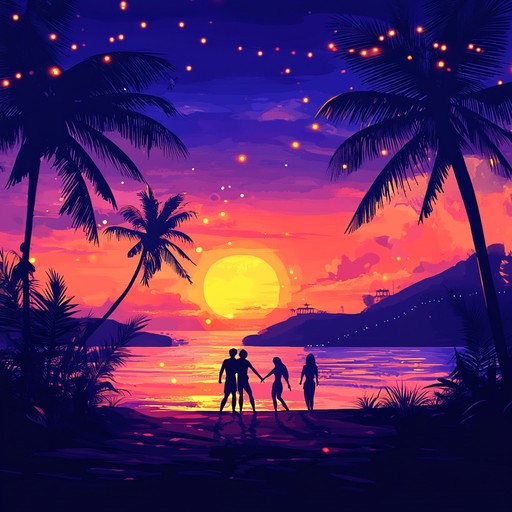 This lively instrumental combines the percussive energy of salsa with the punchy grooves of funk. Featuring a catchy bassline, vibrant melodies, and infectious rhythms, it sets the perfect mood for a night of dancing under the stars on a tropical island.