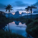ethereal sertanejo melodies invoking a dreamlike brazilian evening