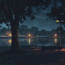 soft rhythms evoke serene nostalgic evening swing atmosphere
