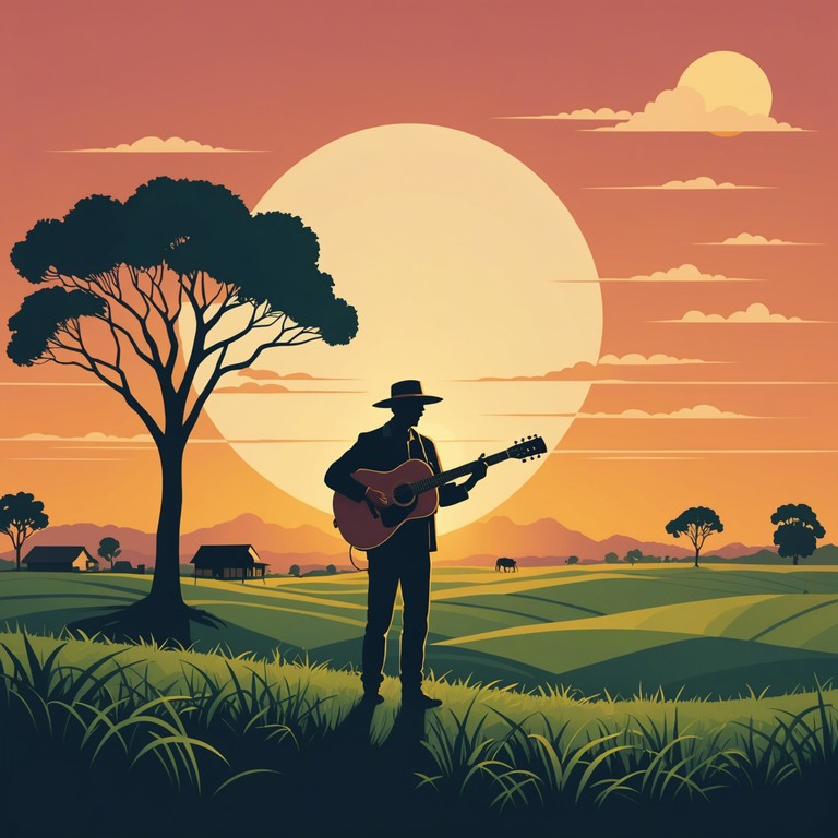 This track embodies a spiritual journey wrapped in the traditional elements of brazilian sertanejo music, integrating soothing acoustic melodies that evoke a sense of peace and inner exploration. The composition highlights intricate guitar work that mirrors the rolling landscapes of rural brazil, embracing both nostalgia and a profound sense of spirituality.