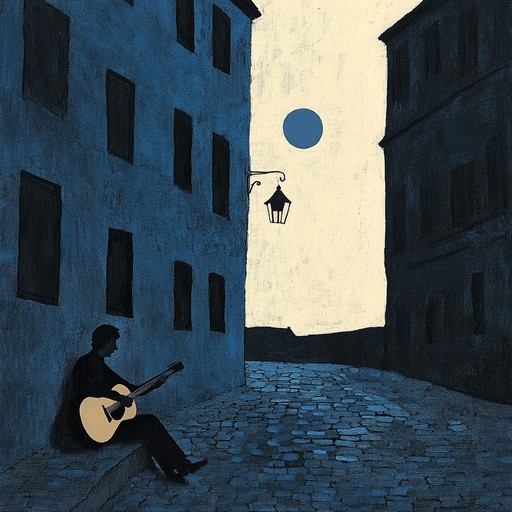 An evocative guitar melody that delves into the depths of loneliness and introspection, reminiscent of twilight in an old spanish village. The intricate fingerpicking creates an atmosphere of poignant beauty, capturing the bittersweet essence of love and loss.