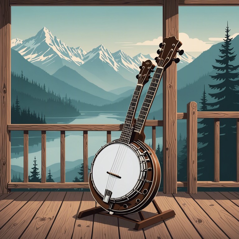 Emphasizing the emotional landscape of the appalachian trails, the alternative title highlights a gentle, emotional depth through simple plucks of a banjo set against the backdrop of nature's quiet.