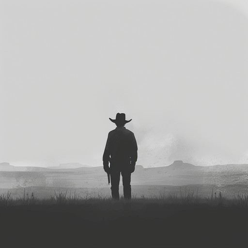 This instrumental piece tells the story of a lonesome cowboy, riding through the vast plains under the starlit sky. The melody, carried by a haunting harmonica and gentle acoustic guitar, evokes a sense of isolation and yearning. The slow, steady rhythm of the bass and soft brushes on the snare drum create an atmosphere of introspection and nostalgia. As the song progresses, the steel guitar joins in, adding a touch of wistfulness and echoing the cowboy's emotions. The sparse arrangement and deliberate pacing allow the listener to immerse themselves in the cowboy's world, feeling the weight of his thoughts and the endless expanse of the wilderness