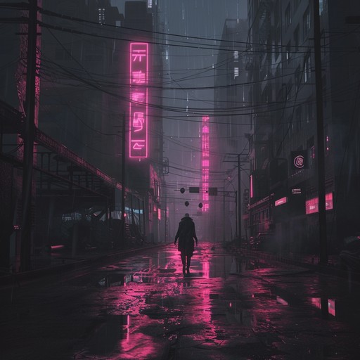 Imagine traversing through an empty city bathed in eerie neon lights. The synth swells and dark sequences create an elusive yet captivating atmosphere. Every note echoes with a sense of immense isolation and futuristic intrigue.