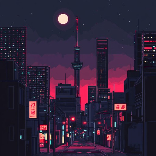 This track infuses j pop's signature bubbly energy with rich electronic soundscapes, ideal for vibrant city life scenes, giving a sensorial tribute to tokyo's neon lit nightlife. The energetic beats are harmoniously paired with catchy melodies that evoke feelings of excitement and joy as one imagines wandering through tokyo's bustling streets.