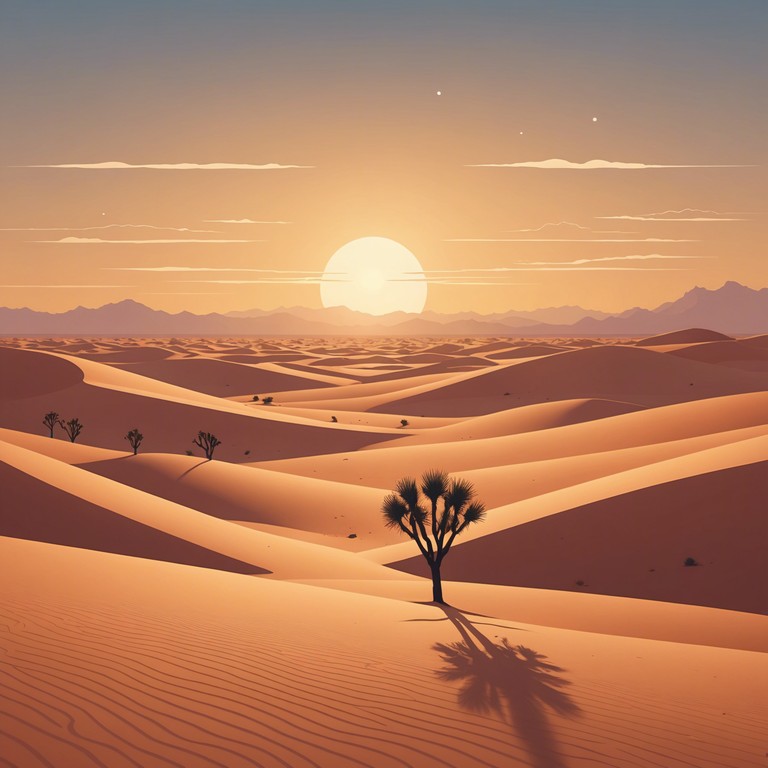 This composition transports listeners to a serene desert landscape at sunrise, featuring a gentle oud melody that embodies the tranquility and vast beauty of the middle east. The track is a perfect blend of traditional sounds and peaceful ambiance, ideal for relaxation and meditation.