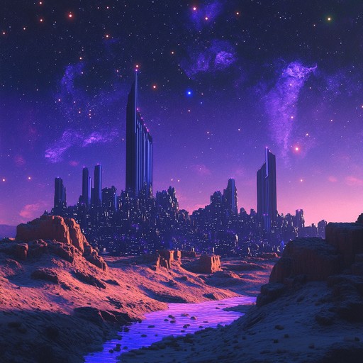 Experience 'electric city mirage', a soulful electro piece that weaves smooth synths, deep basslines, and intricate percussion, portraying a futuristic desert city glowing under neon lights. Perfect for those wistful late night moments.