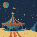 quirky alien circus theme with dramatic shifts