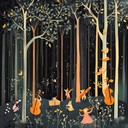 whimsical journey through enchanted forest with playful melodies.