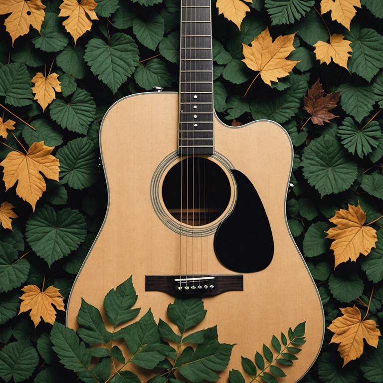 This alternative version focuses more on the echoing quality of the guitar, simulating the way sound travels through a peaceful, secluded forest. The melody is crafted to reflect the light and shadows cast by the trees, creating a soundscape that is both enchanting and deeply calming.