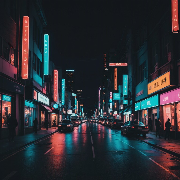 A vibrant track that weaves together the rhythmic beats of funk with the intense energy of rock, overlaid with urban soundscapes to capture the essence of city living at night. The music transitions smoothly between upbeat riffs and a laid back groove, channeling the city's ever changing moods.