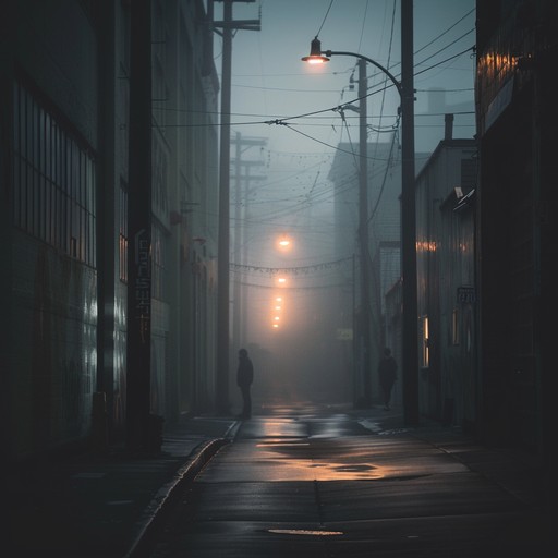 Dive into the misty back alleys of seattle, where shadows loom large and mysterious figures dance in the fog. This instrumental grunge piece captures the eerie beauty of twilight urban landscapes, with deep, fuzzy guitar tones and an undercurrent of unsettling tension