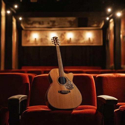 Picture a small stage kissed by soft lighting, where each guitar note serenades the senses. The warmth of intimacy and intrigue blend, whispering secrets of hidden performances.