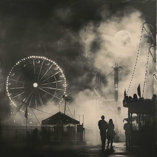 Dive into an enigmatic melody inspired by an eerie circus. Melding traditional polka rhythms with a mysterious tone, the piece creates a hauntingly playful ambiance. The accordion leads a dance of shadows, with delicate percussion whispering secrets. This track evokes the spirit of a carnival after hours, where the fantastical and the unsettling intertwine.