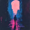 an exciting chillwave journey through night city streets