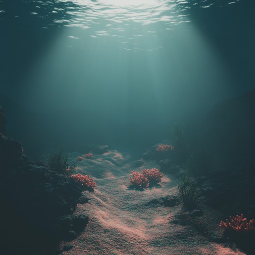 Experience an aquatic world where calm waters meet otherworldly synth melodies. The sounds of gentle waves and subtle ambient textures transport you to the serene depths of the ocean, creating a hypnotic and tranquil musical journey.