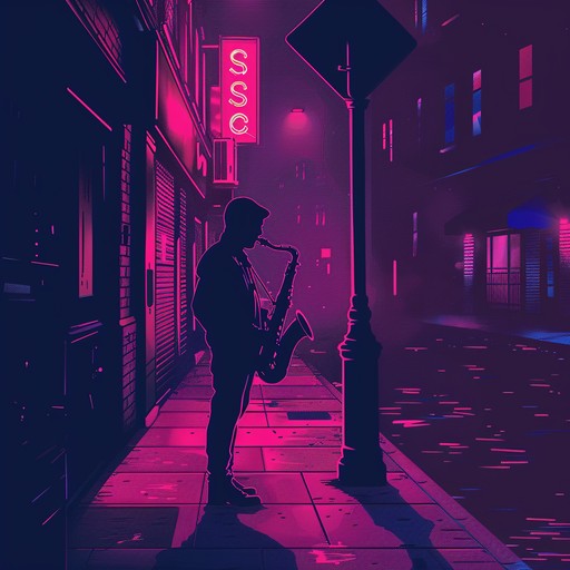 A deep, rhythmic bassline paired with sultry synthesizers and smooth saxophone creates a perfect blend of funk for late night city explorations. The song weaves through the allure and mystery of neon lit streets, encouraging slow, deliberate moves and hypnotic rhythms. Essential for those cool, quiet moments when the city comes alive just for you.